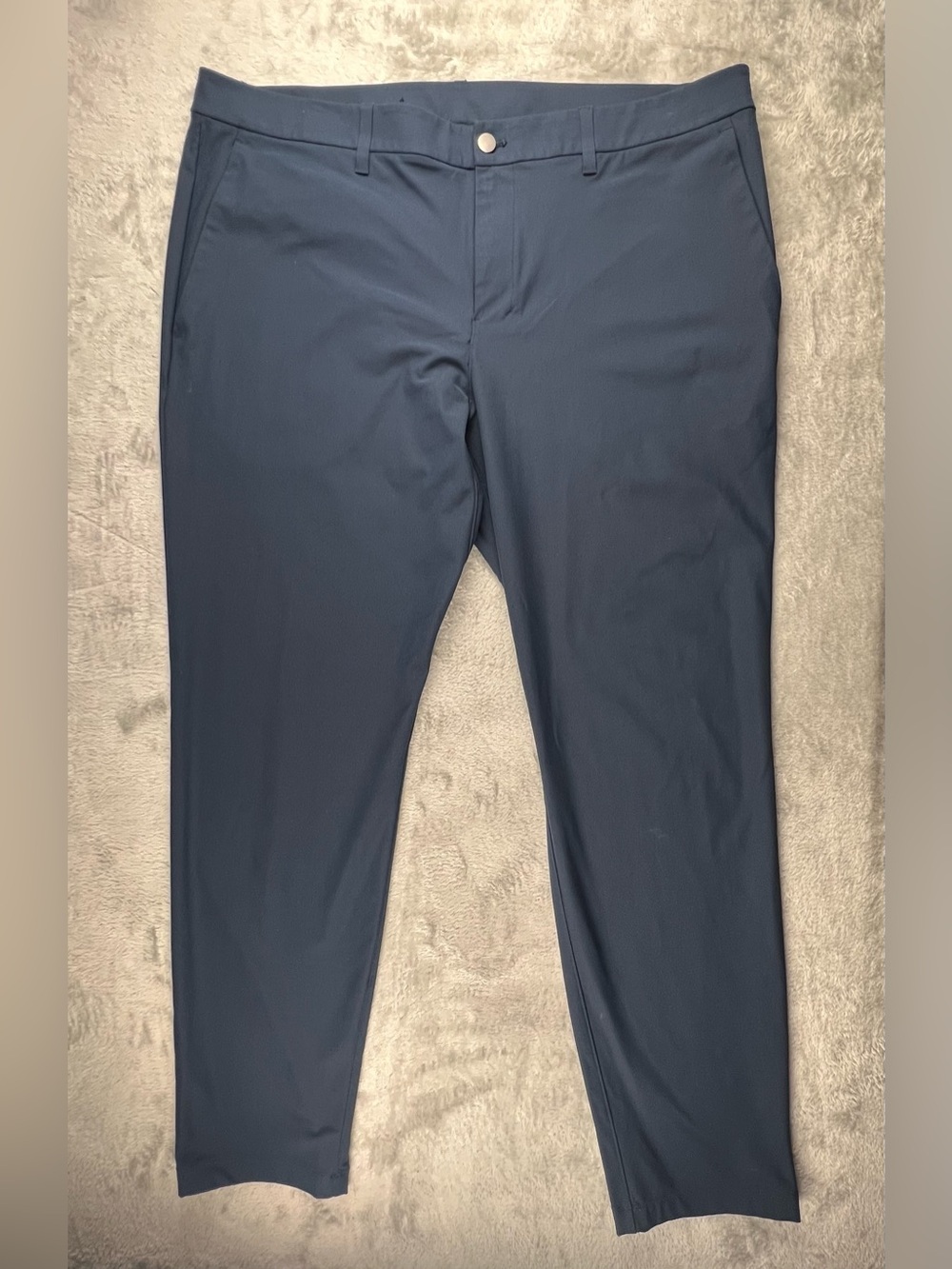 Lululemon Pants Men 40x32 Navy Blue ABC Classic Fit 5-Pocket Stretch Chino